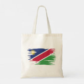 Namibië vlag Brush Art Tote Bag (Achterkant)