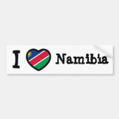 Namibië vlag bumpersticker (Voorkant)