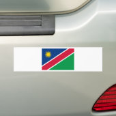 Namibië vlag bumpersticker (Op auto)