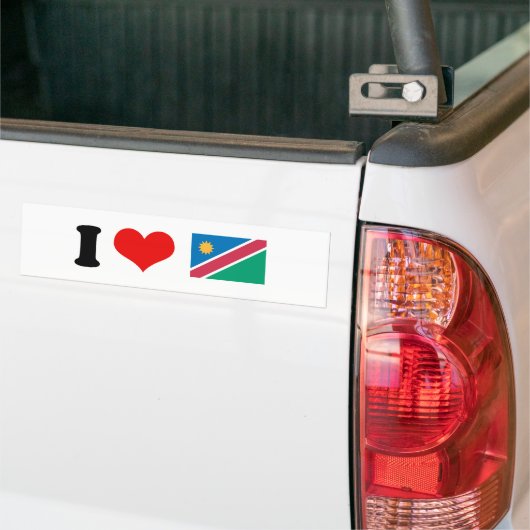 Namibië vlag bumpersticker (Op Truck)