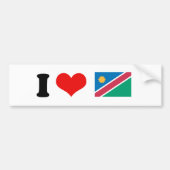 Namibië vlag bumpersticker (Voorkant)