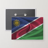 Namibië vlag Button (Voorkant / Achterkant)