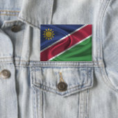 Namibië vlag Button (Insitu)
