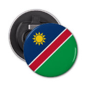 Namibië vlag button flesopener (Voorkant)