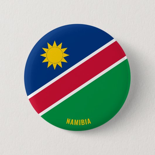Namibië Vlag Cute Patriotic Ronde Button 5,7 Cm (Voorkant)