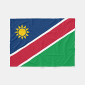 Namibië vlag fleece deken (Voorkant (Horizontaal))