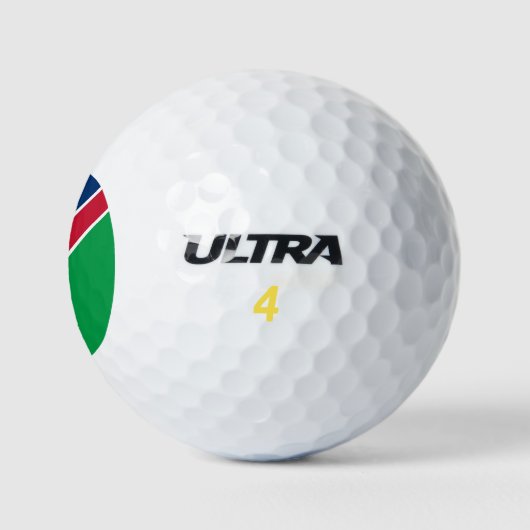 Namibië vlag golfballen (Logo)