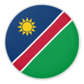 Namibië vlag keramische knop (Voorkant)