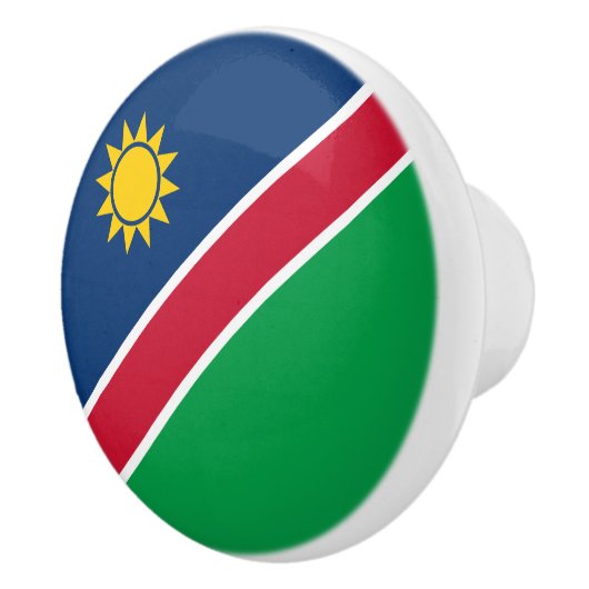Namibië vlag keramische knop (Rechts)