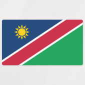Namibië vlag labels (Design 2)