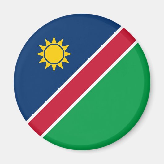 Namibië vlag magneet (Voorkant)