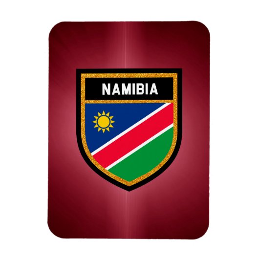 Namibië vlag magneet (Verticaal)