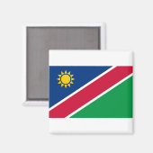 Namibië vlag magneet (Voorkant / Achterkant)