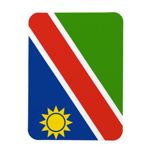 Namibië vlag magneet (Verticaal)