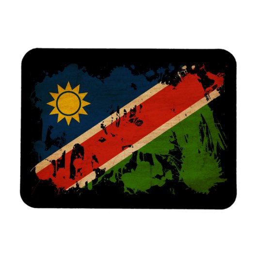 Namibië vlag magneet (Horizontaal)