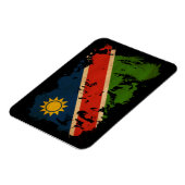 Namibië vlag magneet (Linkerzijde)