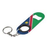 Namibië vlag mini flessenopener (Voorkant Gekanteld)