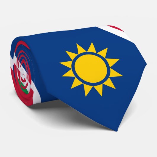 Namibië vlag Namibië Stropdas (Opgerold)