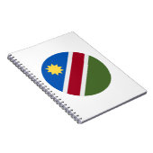 Namibië vlag notitieboek (Rechterzijde)