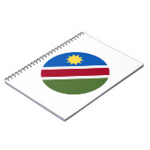 Namibië vlag notitieboek (Linkerzijde)
