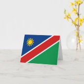 Namibië Vlag Notitiekaart (Gele Bloem)