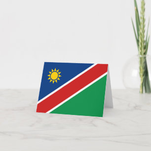 Namibië Vlag Notitiekaart