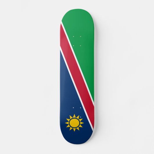 Namibië vlag persoonlijk skateboard (Voorkant)