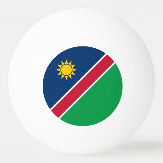 Namibië vlag pingpongbal (Voorkant)