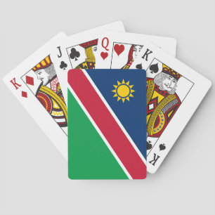 Namibië vlag pokerkaarten