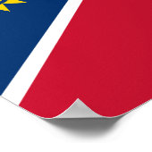 Namibië vlag poster (Hoek)