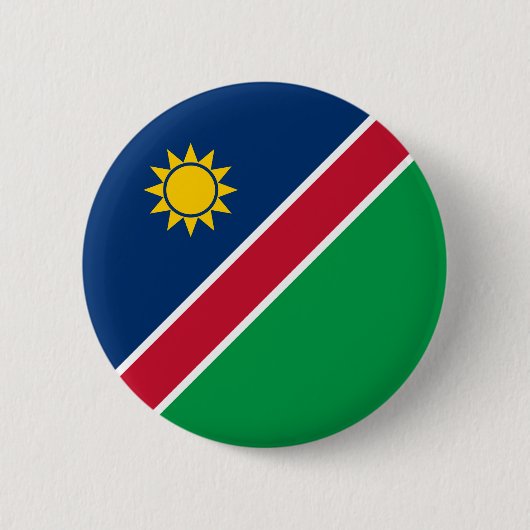 Namibië vlag ronde button 5,7 cm (Voorkant)
