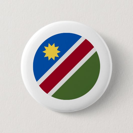 Namibië vlag ronde button 5,7 cm (Voorkant)