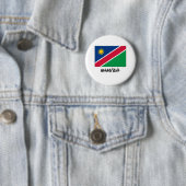 Namibië vlag ronde button 5,7 cm (In situ)