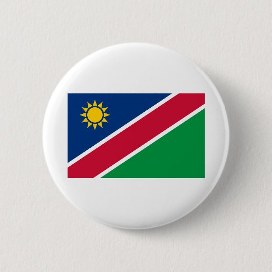 Namibië vlag ronde button 5,7 cm (Voorkant)