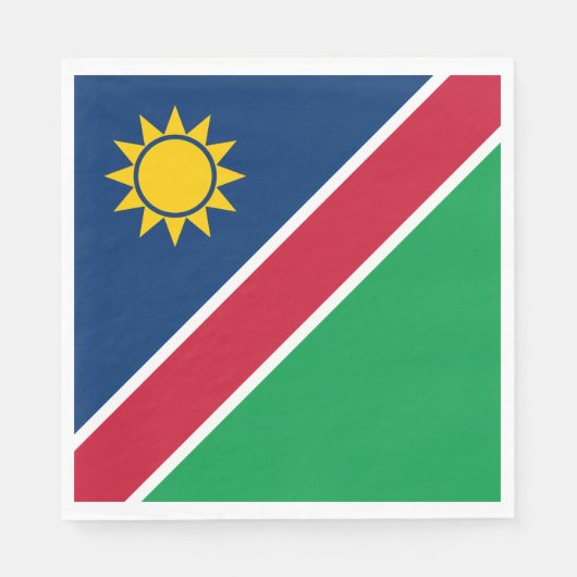 Namibië vlag servet (Voorkant)