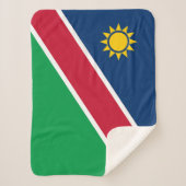 Namibië vlag sherpa deken (Voorkant)