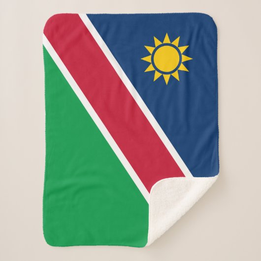 Namibië vlag sherpa deken (Voorkant)