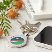 Namibië vlag sleutelhanger (Zijkant)