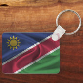 Namibië vlag Sleutelhanger (Voorkant)