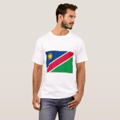 Namibië vlag t-shirt (Voorkant volledig)