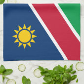 Namibië vlag theedoek (Gevouwen)
