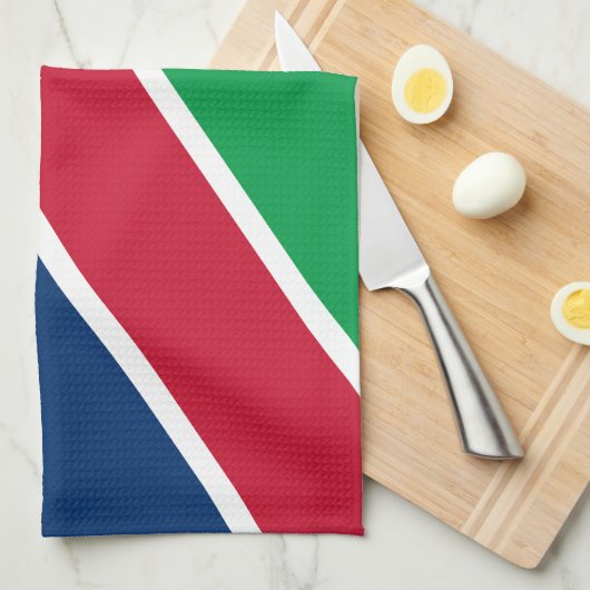Namibië vlag theedoek (Quarter Fold)