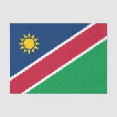 Namibië vlag tissuepapier (Voorkant)