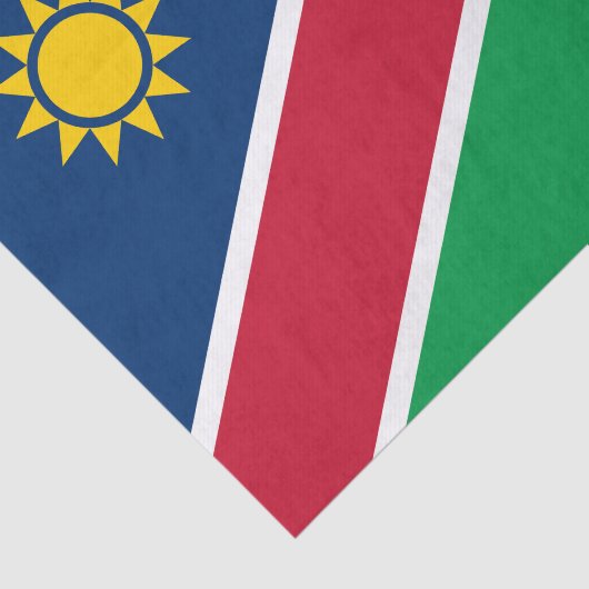 Namibië vlag tissuepapier (Detail)