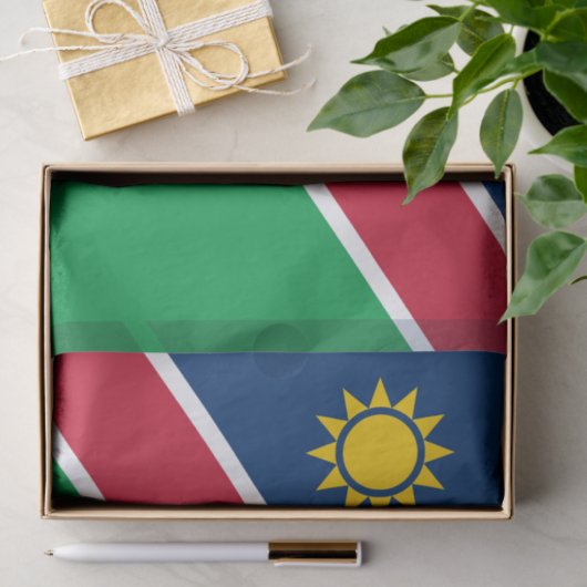 Namibië vlag tissuepapier (Geschenk)