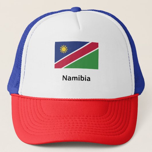 Namibië vlag trucker pet (Voorkant)