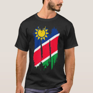 Namibië vlag wortels van Namibië T-shirt