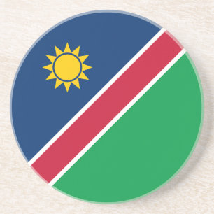 Namibië vlag zandsteen onderzetter