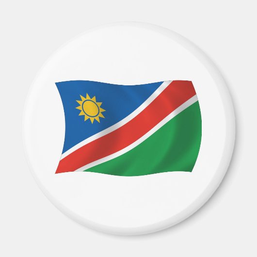 Namibië Vlagmagneet Magneet (Voorkant)