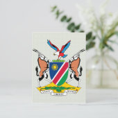 Namibië wapendetail briefkaart (Staand voorkant)